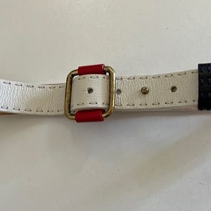 Women's Black Fleece by Thom Browne leather belt